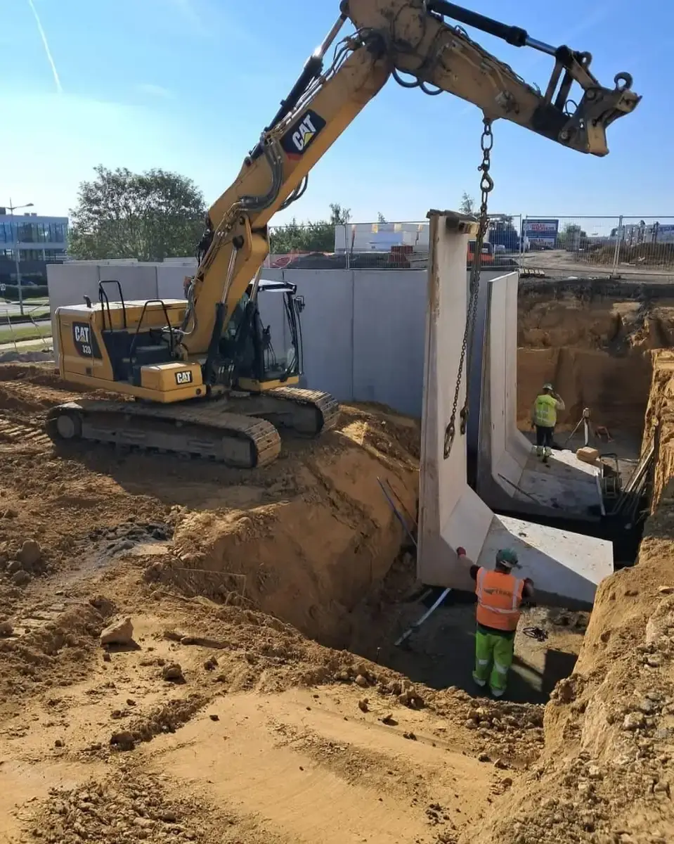 Chantier réalisé par Grégory Siraux au Rœulx et en Wallonie