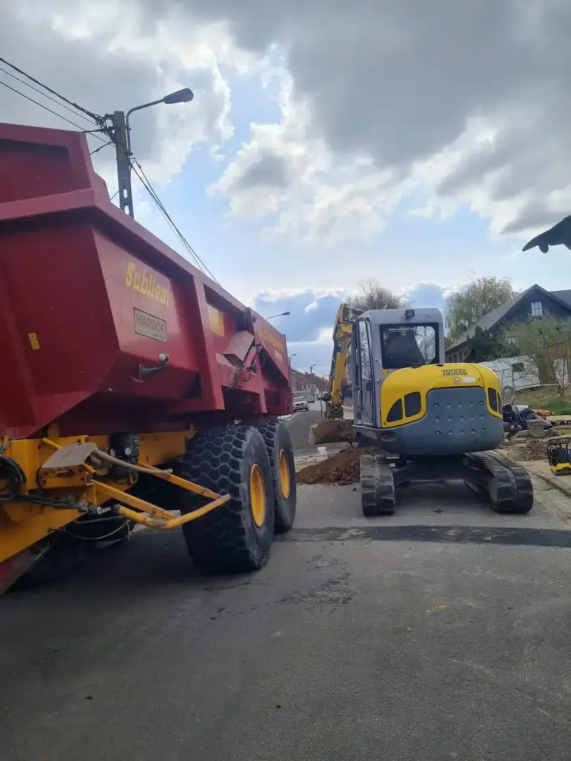Chantier réalisé par Grégory Siraux au Rœulx et en Wallonie