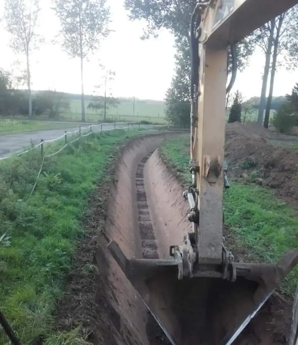 Chantier réalisé par Grégory Siraux au Rœulx et en Wallonie