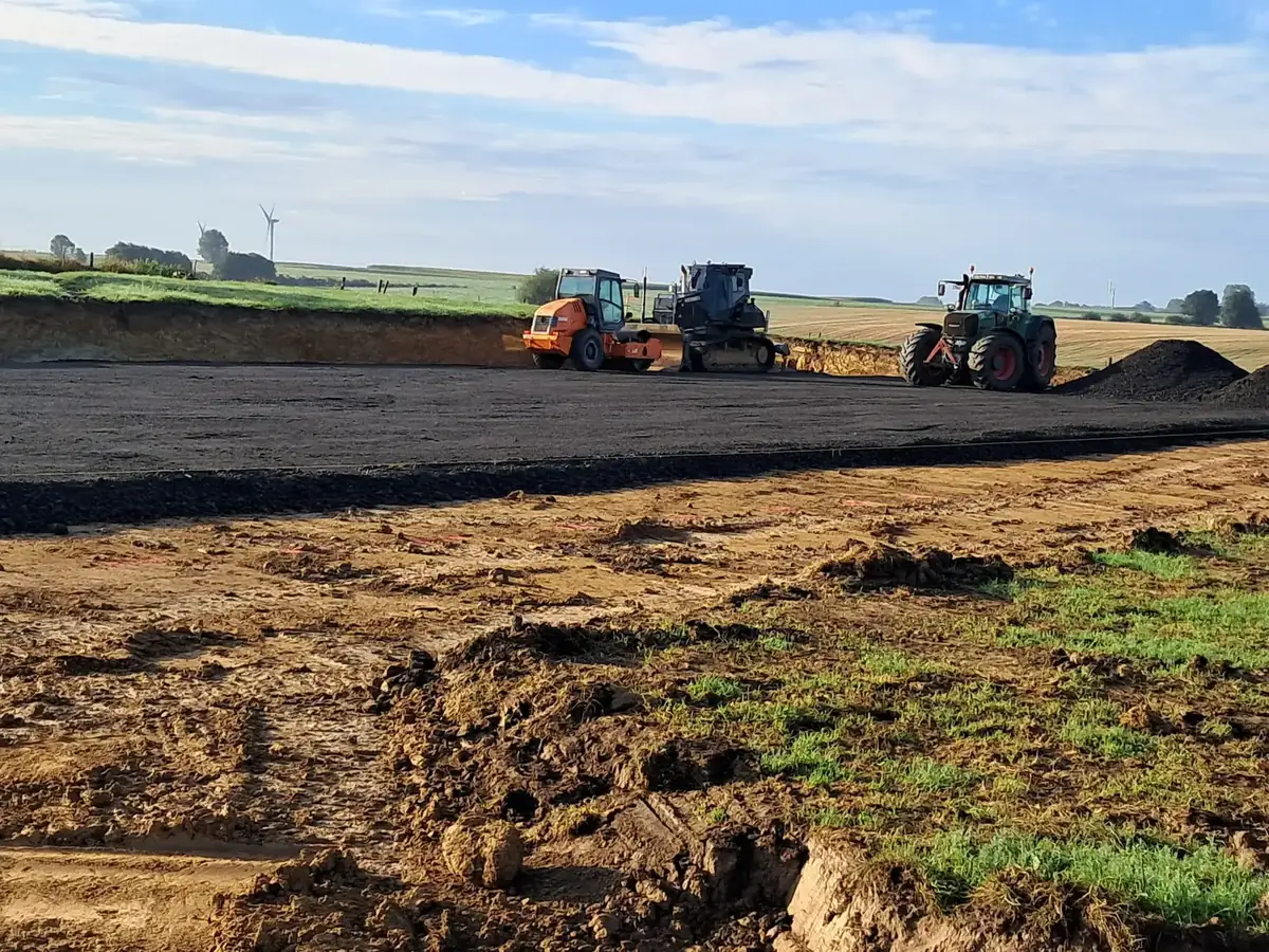 Chantier réalisé par Grégory Siraux au Rœulx et en Wallonie