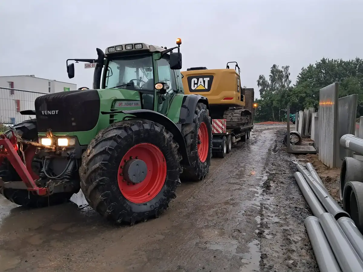Chantier réalisé par Grégory Siraux au Rœulx et en Wallonie