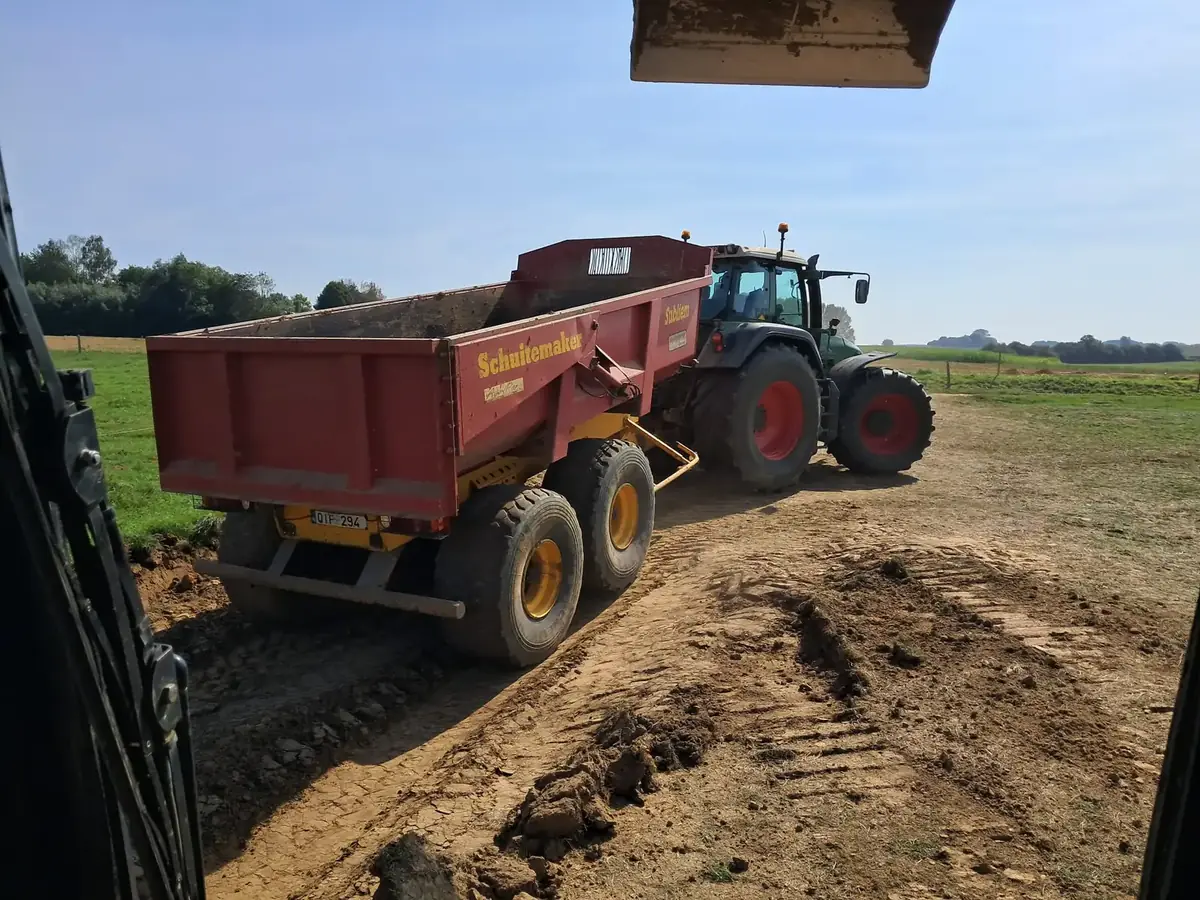 Chantier réalisé par Grégory Siraux au Rœulx et en Wallonie